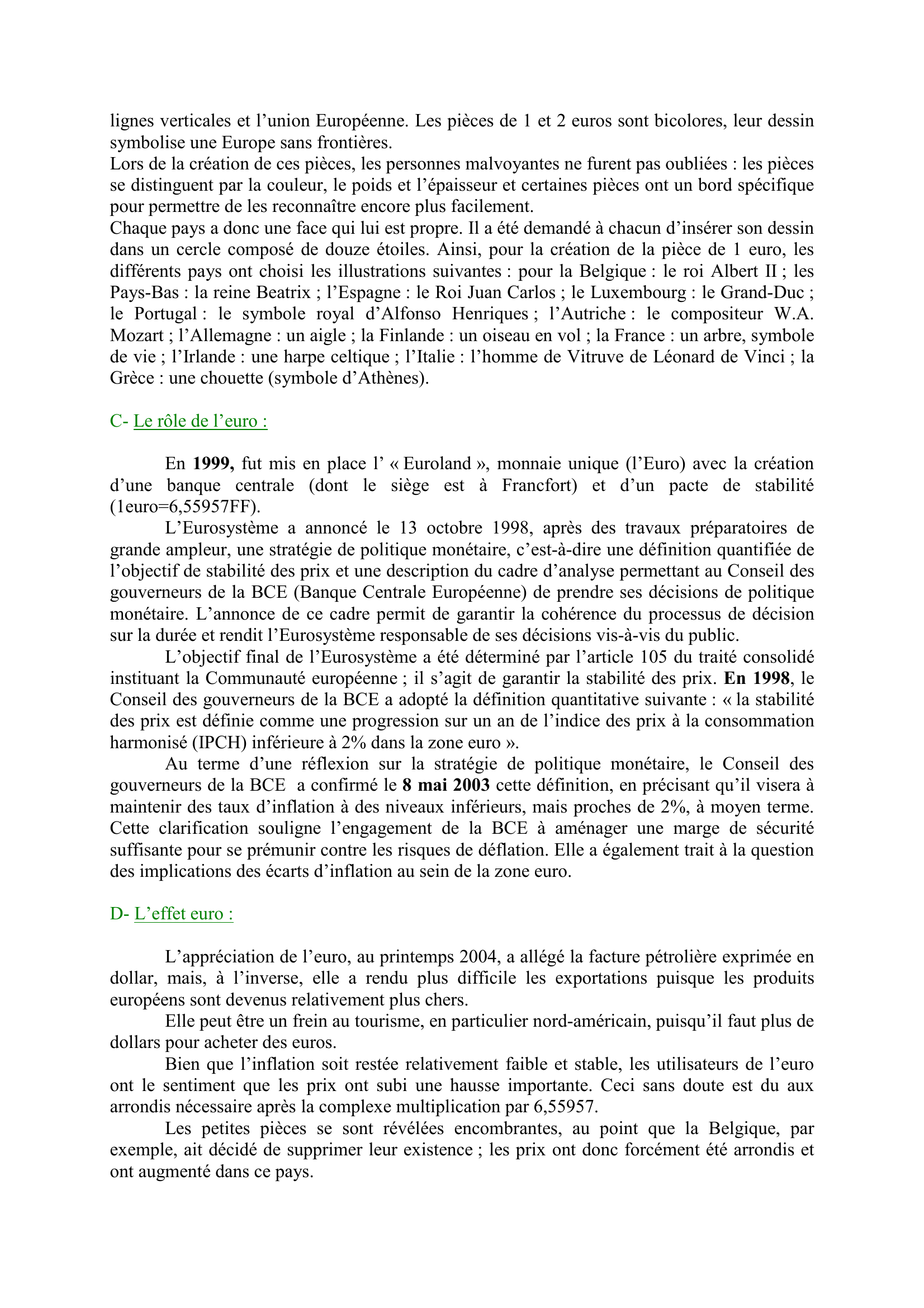 Prévisualisation du document L'EURO
Fiche composée par sylvain
sylvain.