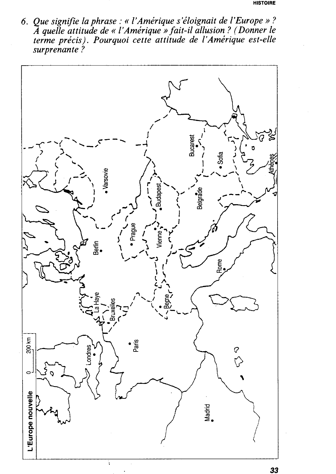 Prévisualisation du document L'Europe en 1920: (extrait du livre de M. Éd. Bled J'avais un an en 1900) - ÉTUDE DE DOCUMENTS