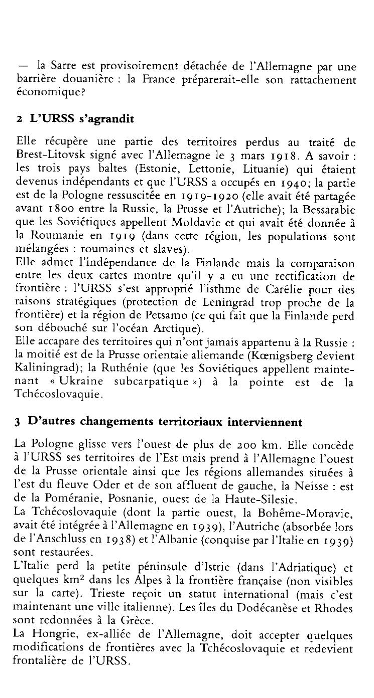 Prévisualisation du document L'Europe en 1939 et après 1945. Histoire.