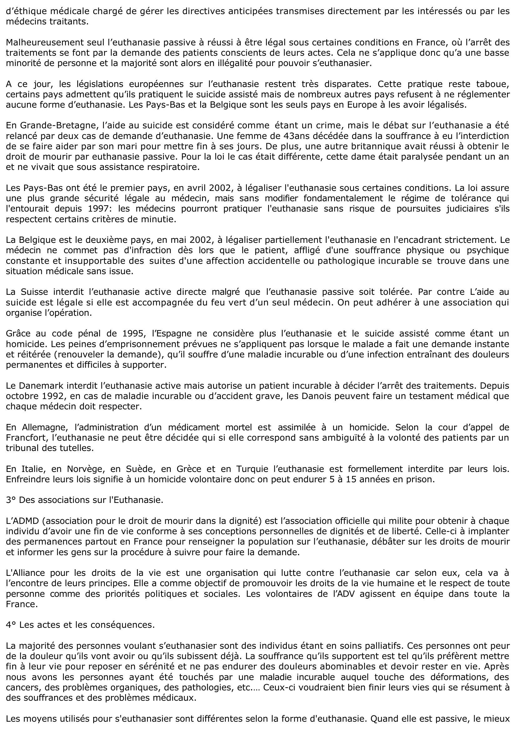 Prévisualisation du document L'Euthanasie en France et en Europe