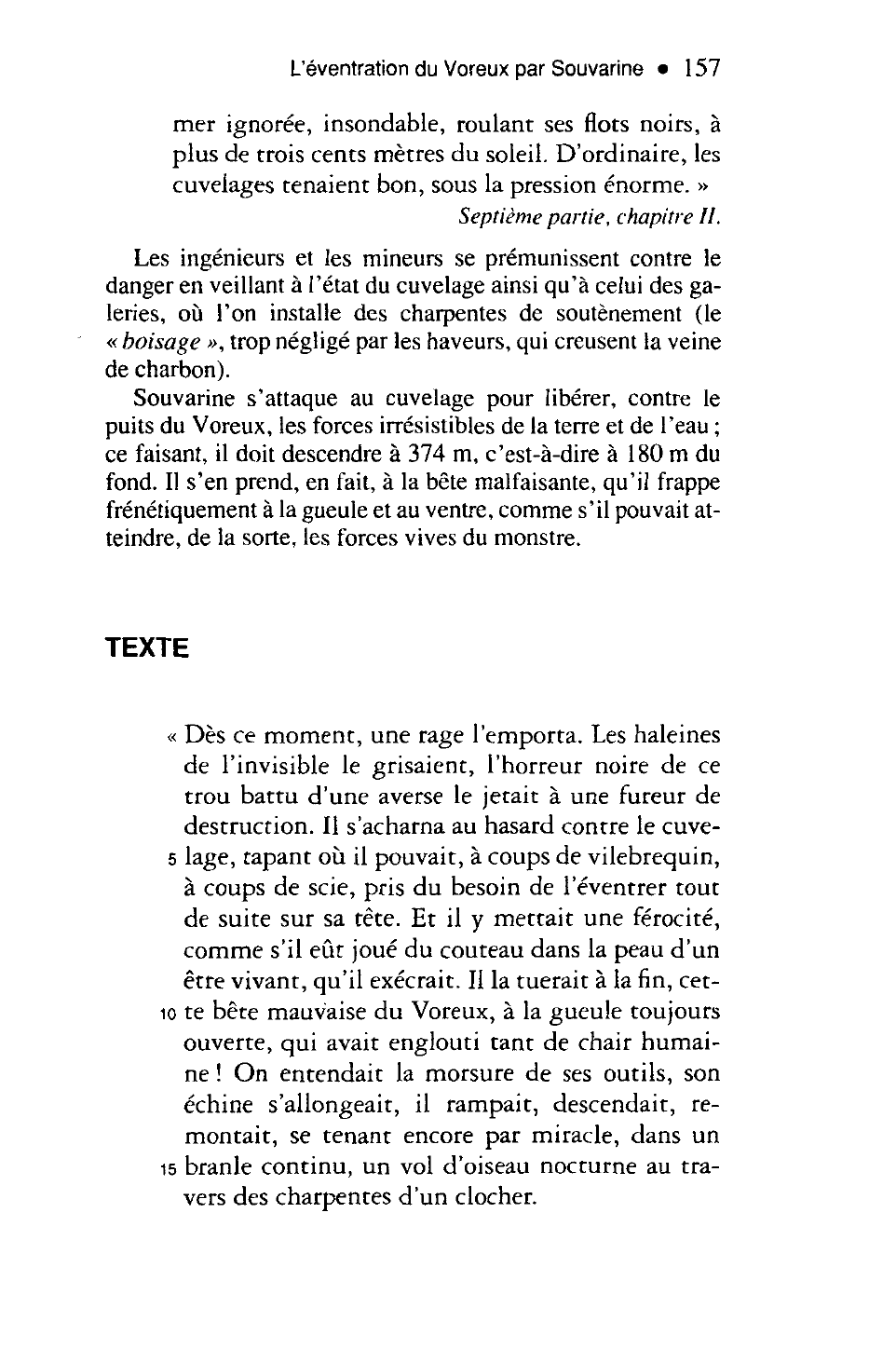 Prévisualisation du document L'éventration du Voreux par Souvarine : Septième partie, chapitre II (Germinal de Zola)