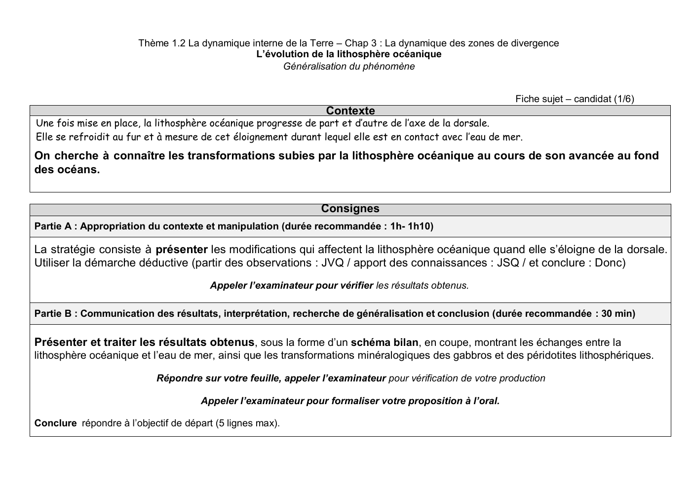 Prévisualisation du document L’évolution de la lithosphère océanique Généralisation du phénomène