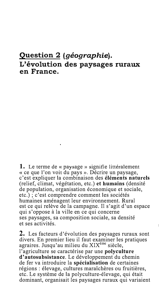 Prévisualisation du document L'évolution des paysages ruraux en France.