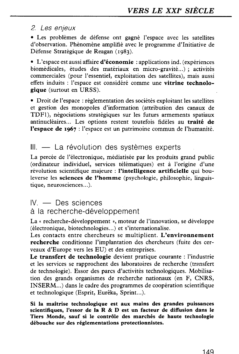 Prévisualisation du document L'EVOLUTION DES POLITIQUES  DE LA SCIENCE