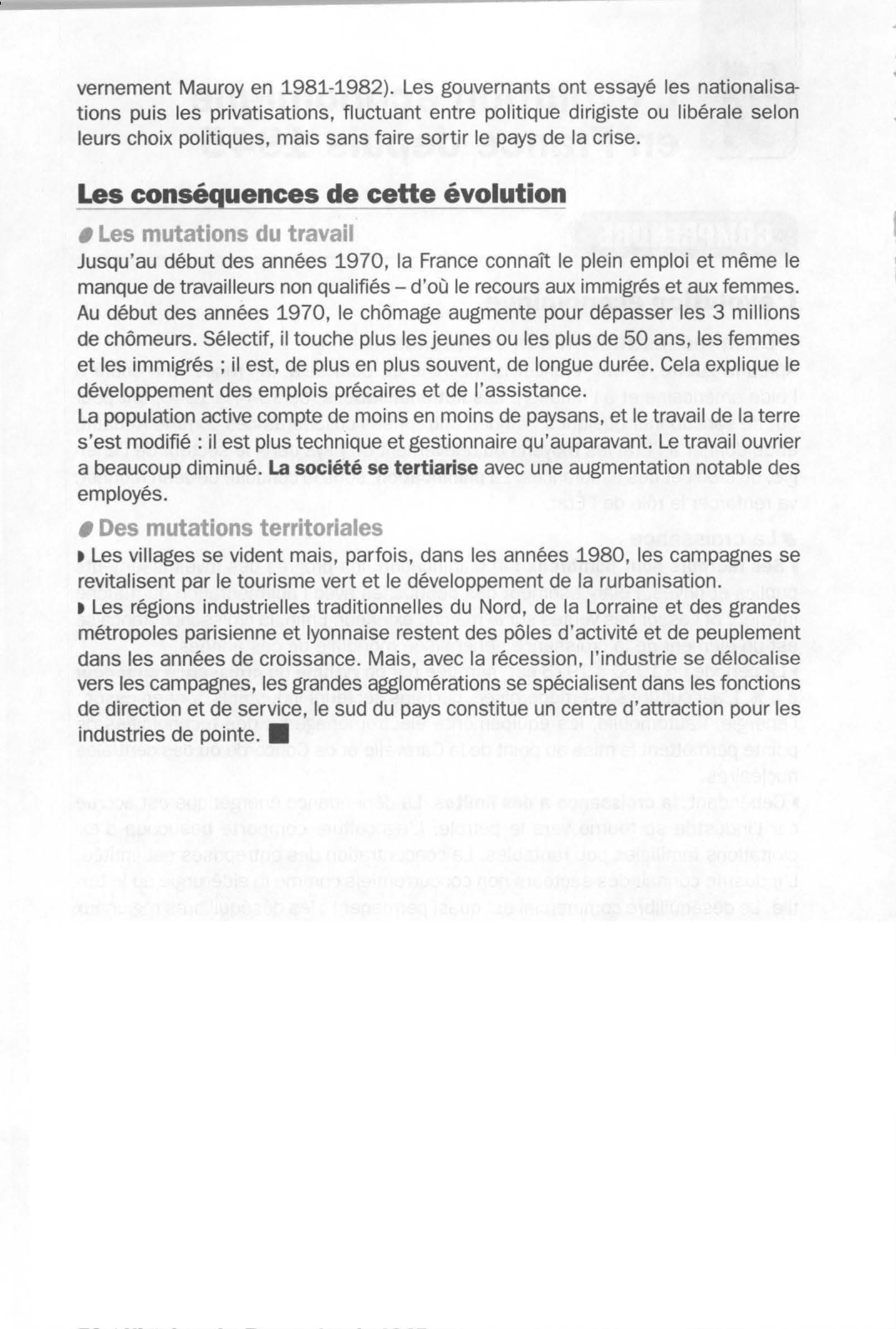 Prévisualisation du document L'évolution économique en France depuis 1945 (éco)