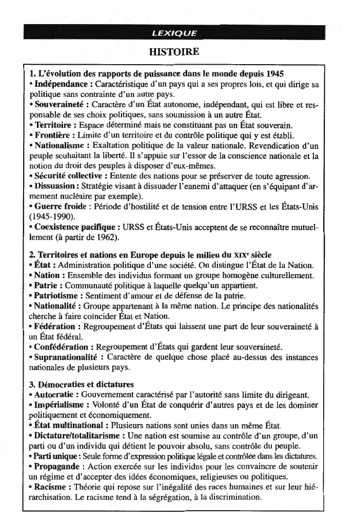 Prévisualisation du document LEXIQUE D'HISTOIRE