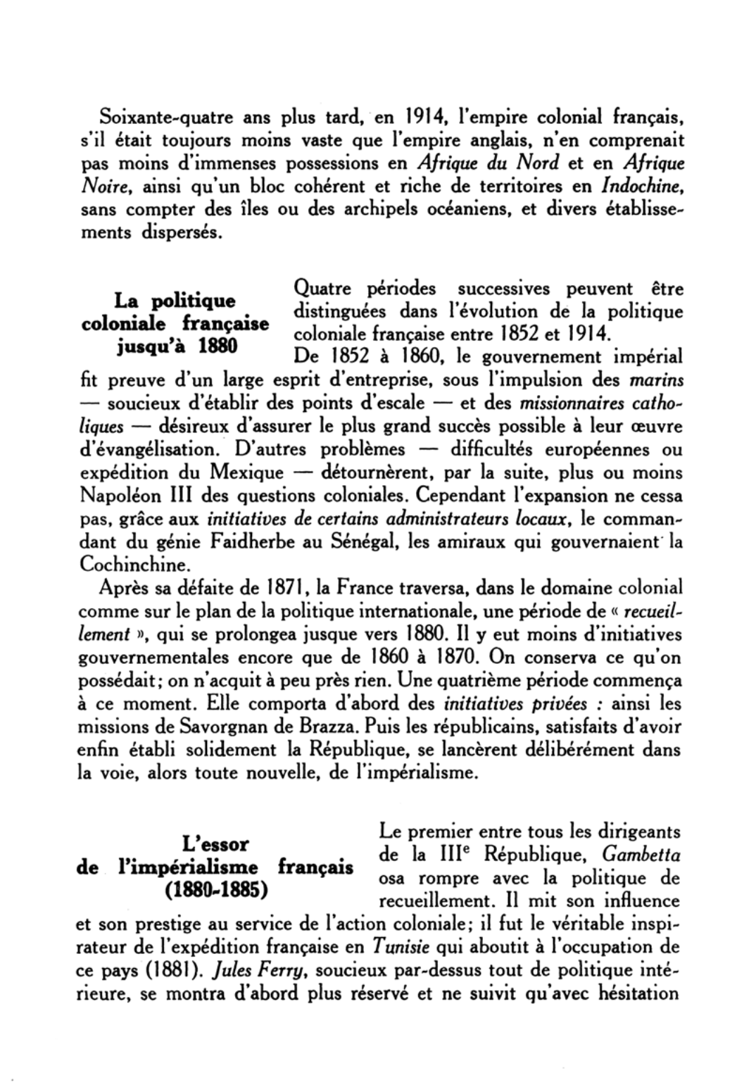 Prévisualisation du document L'EXPANSION EUROPÉENNE DE 1850 A 1914 LA COLONISATION FRANÇAISE LES AUTRES COLONISATIONS