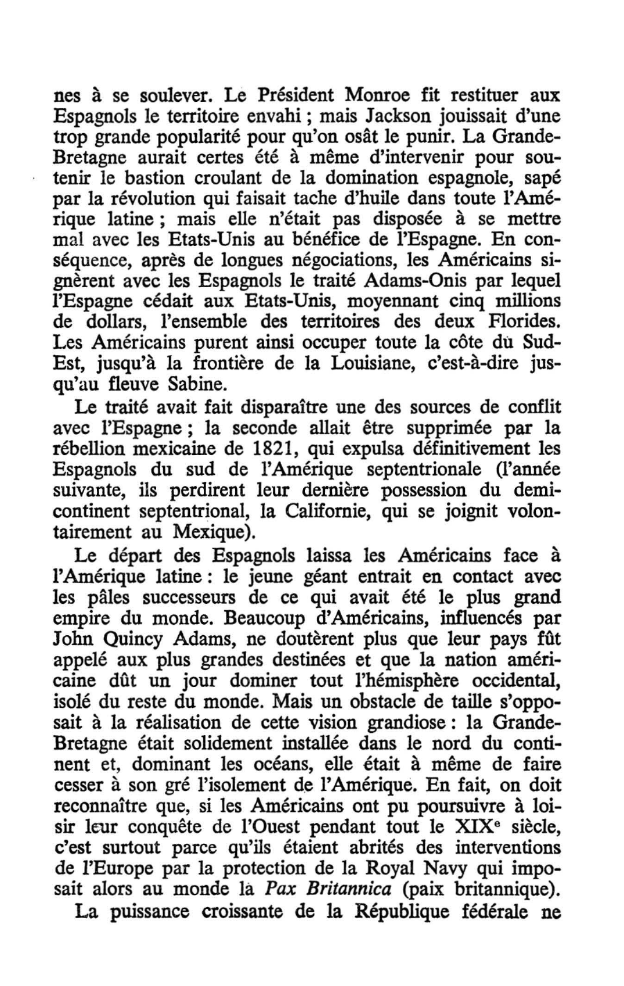 Prévisualisation du document L'EXPANSION TERRITORIALE (1814-1861) DES ETATS-UNIS