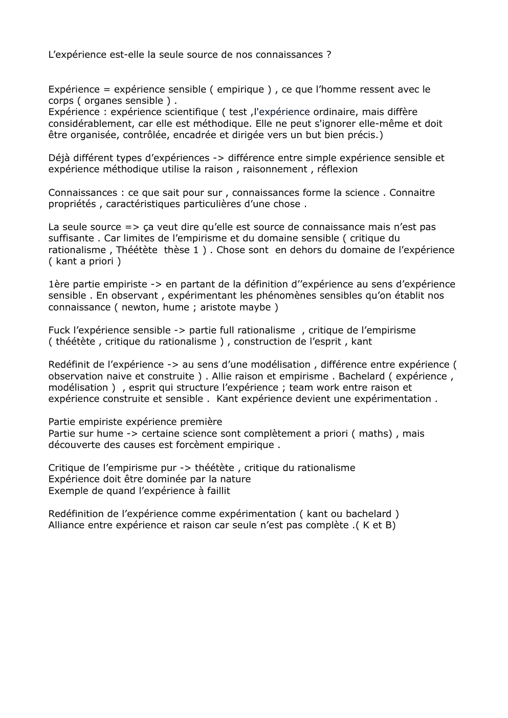 Prévisualisation du document L’expérience est elle la seule source de nos connaissances ?