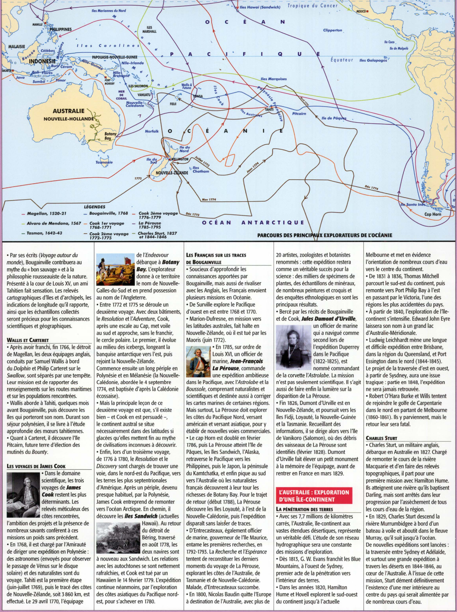 Prévisualisation du document L'EXPLORATION DE L'OCÉANIE: Les Européens découvrent la « mer du Sud »