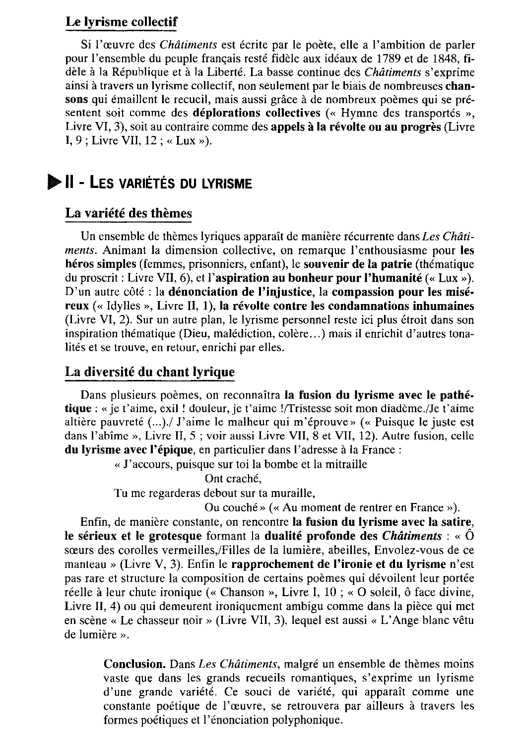 Prévisualisation du document L'expression du lyrisme Dans Les Châtiments de Hugo