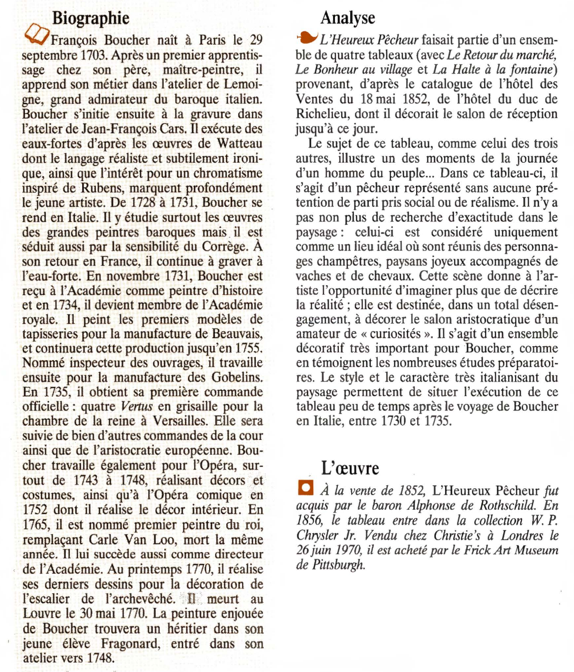 Prévisualisation du document L'HEUREUX PÊCHEUR de François Boucher