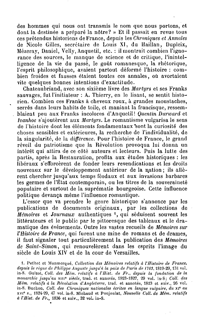 Prévisualisation du document L'HISTOIRE AU XIXe siècle
