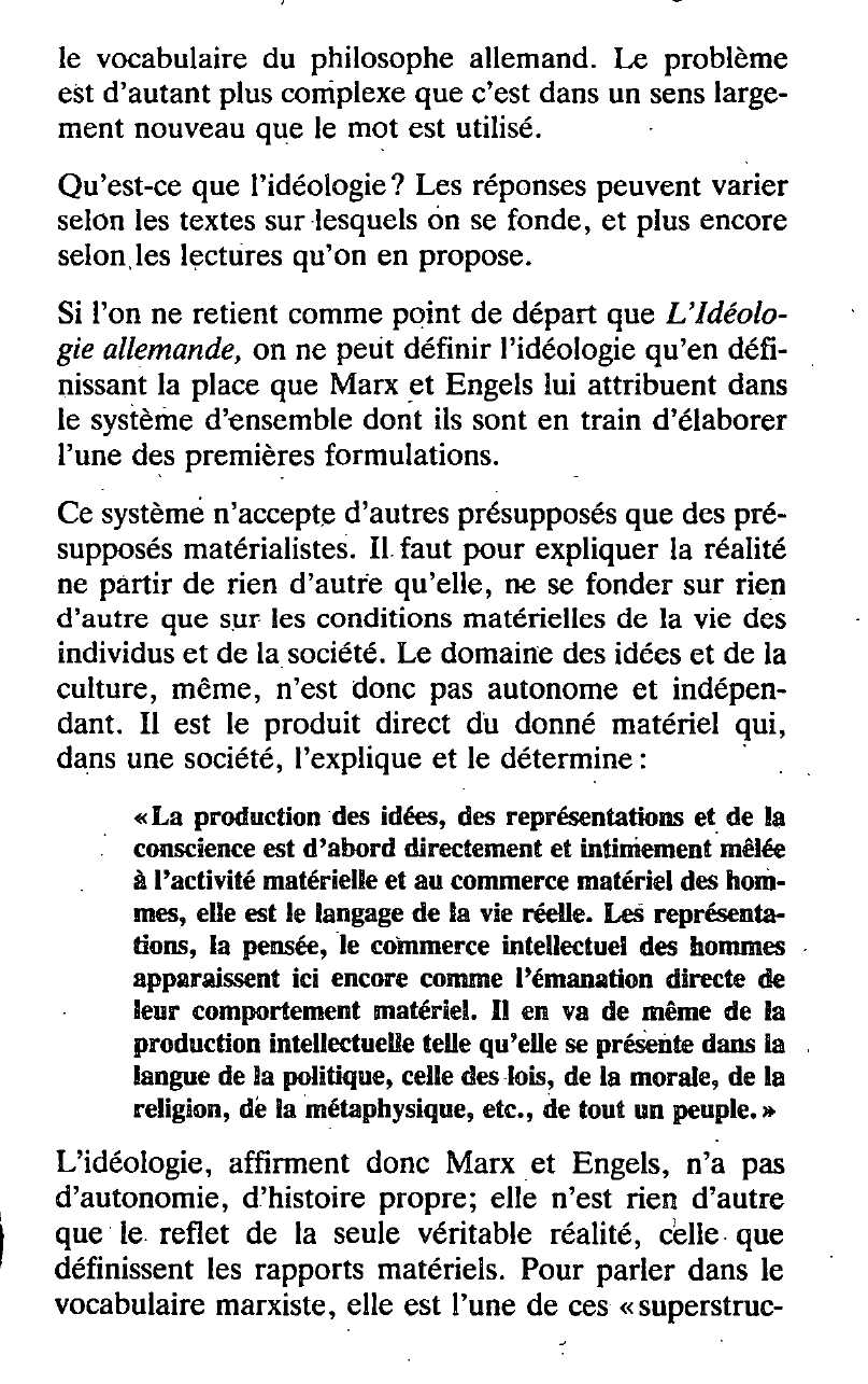 Prévisualisation du document L'histoire de toute société jusqu'à nos jours n'a été que l'histoire de la lutte des classes. Marx et Engels, Manifeste du parti communiste, Editions sociales, page 21. Commentez cette citation.