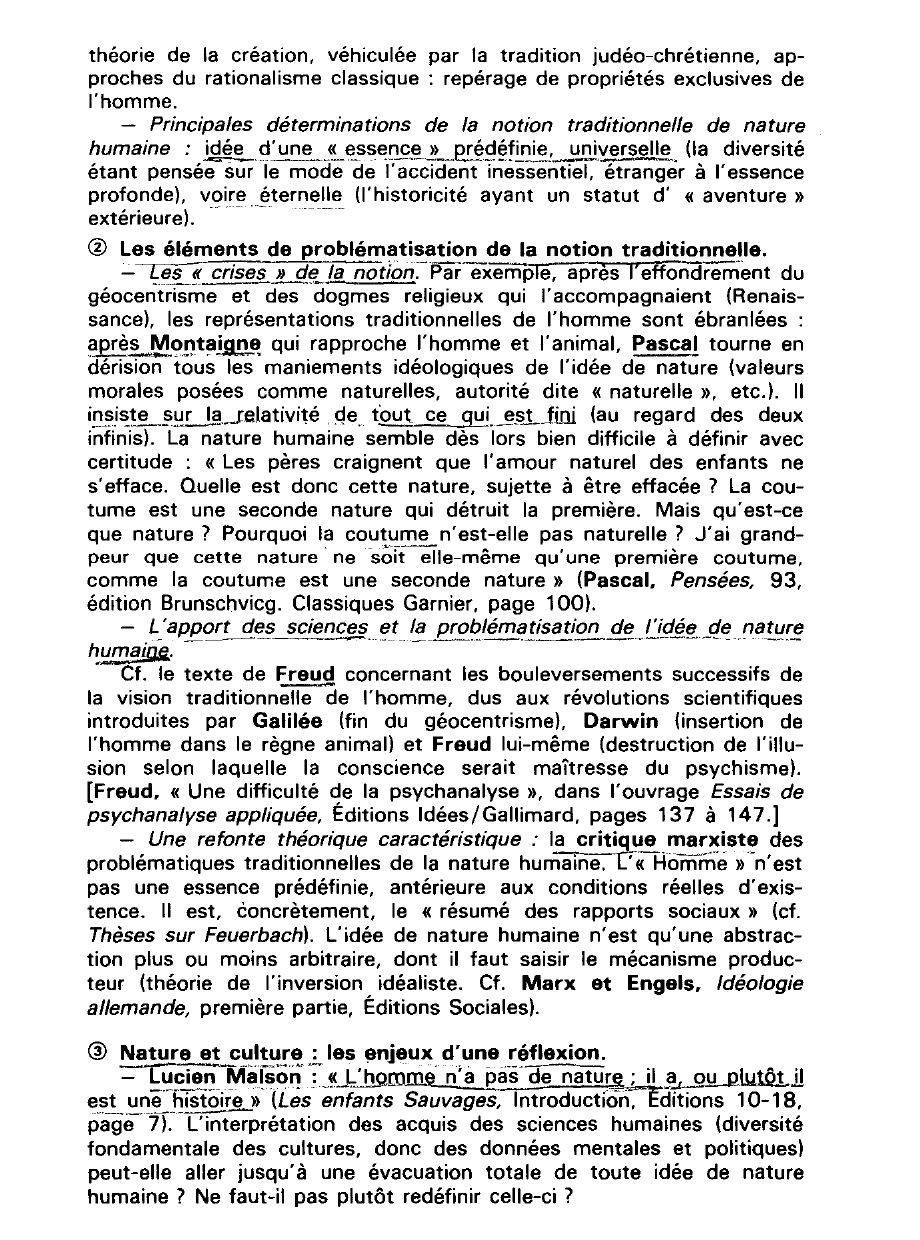 Prévisualisation du document L'homme comme être de culture