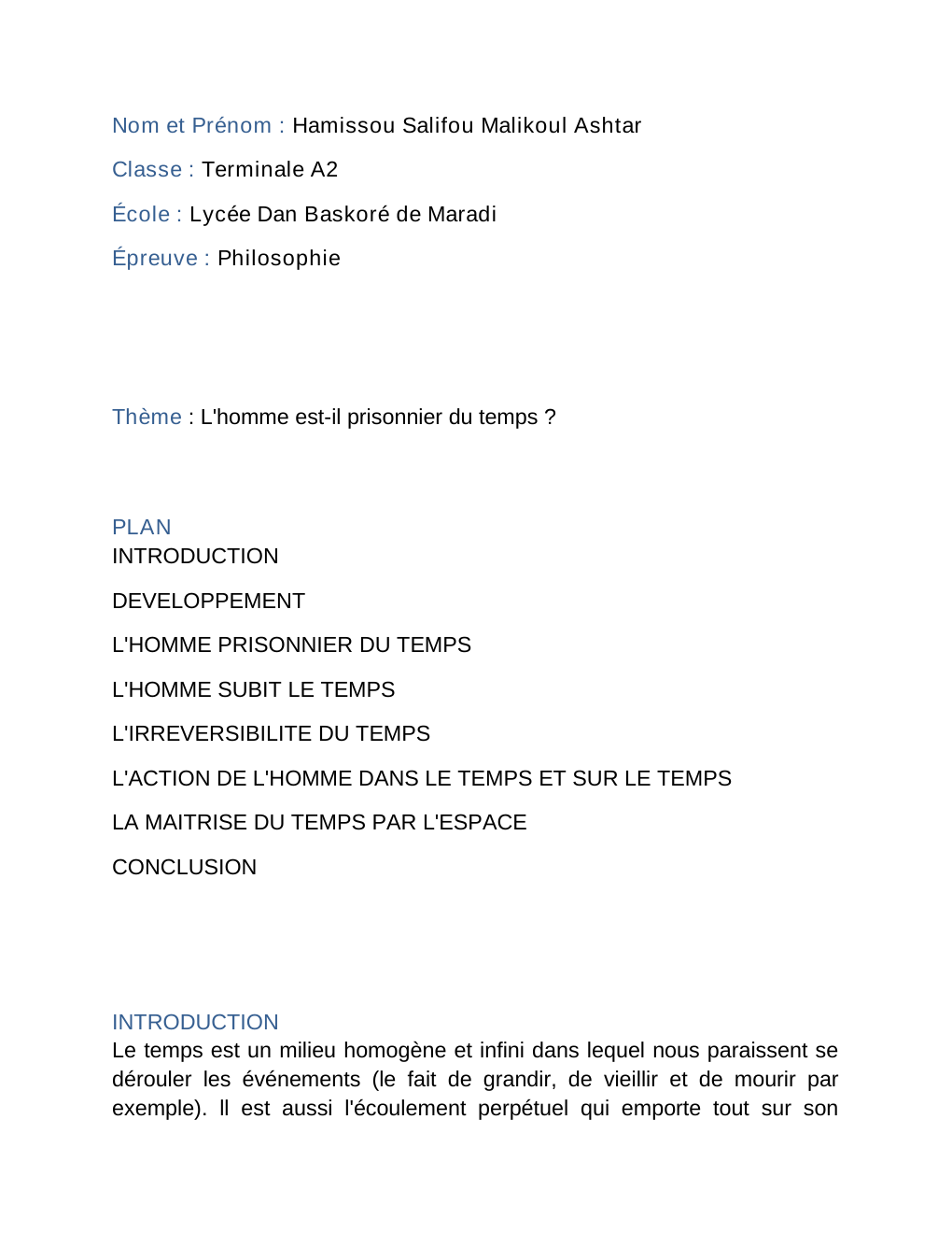 Prévisualisation du document L'homme est-il prisonnier du temps ?