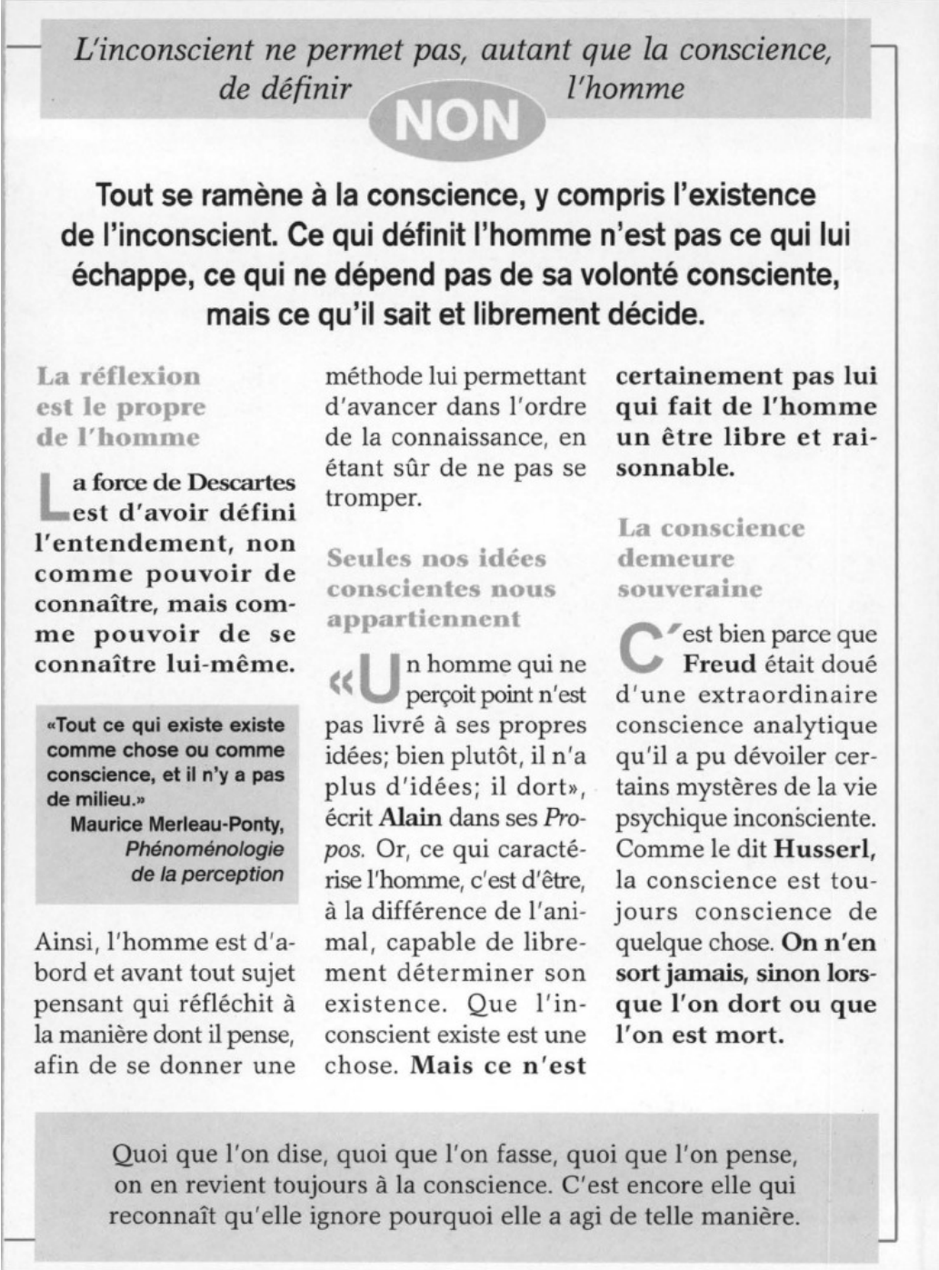 Prévisualisation du document L'homme se définit-il par la conscience ou l'inconscient ?