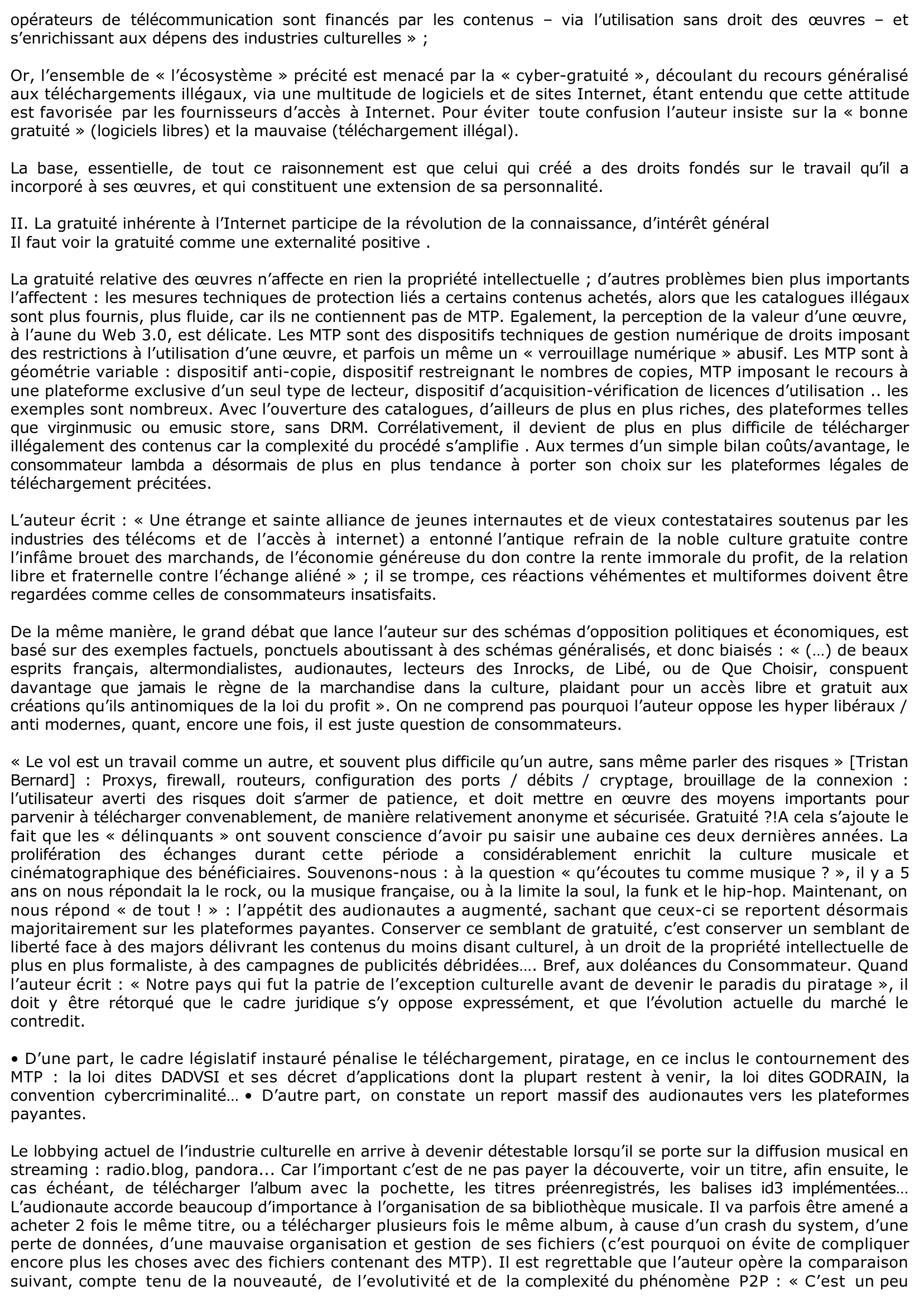 Prévisualisation du document L'honnêteté ne consiste pas à ne jamais voler, mais à savoir jusqu'à quel point on peut voler, et comment faire bon usage de ce qu'on vole », Antoine de Saint-Exupery
