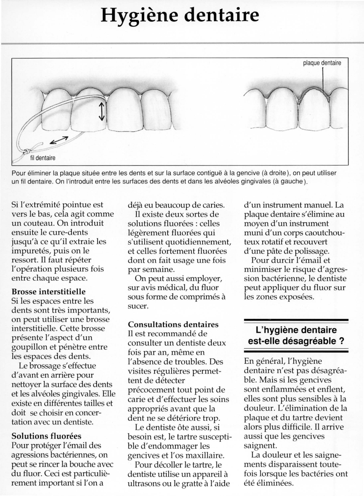 Prévisualisation du document L'Hygiène dentaire.