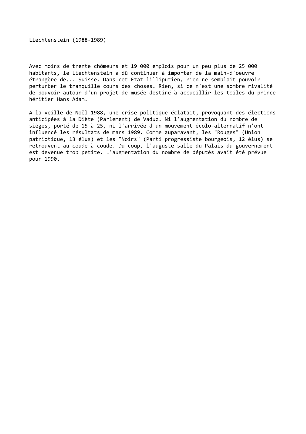 Prévisualisation du document Liechtenstein (1988-1989)