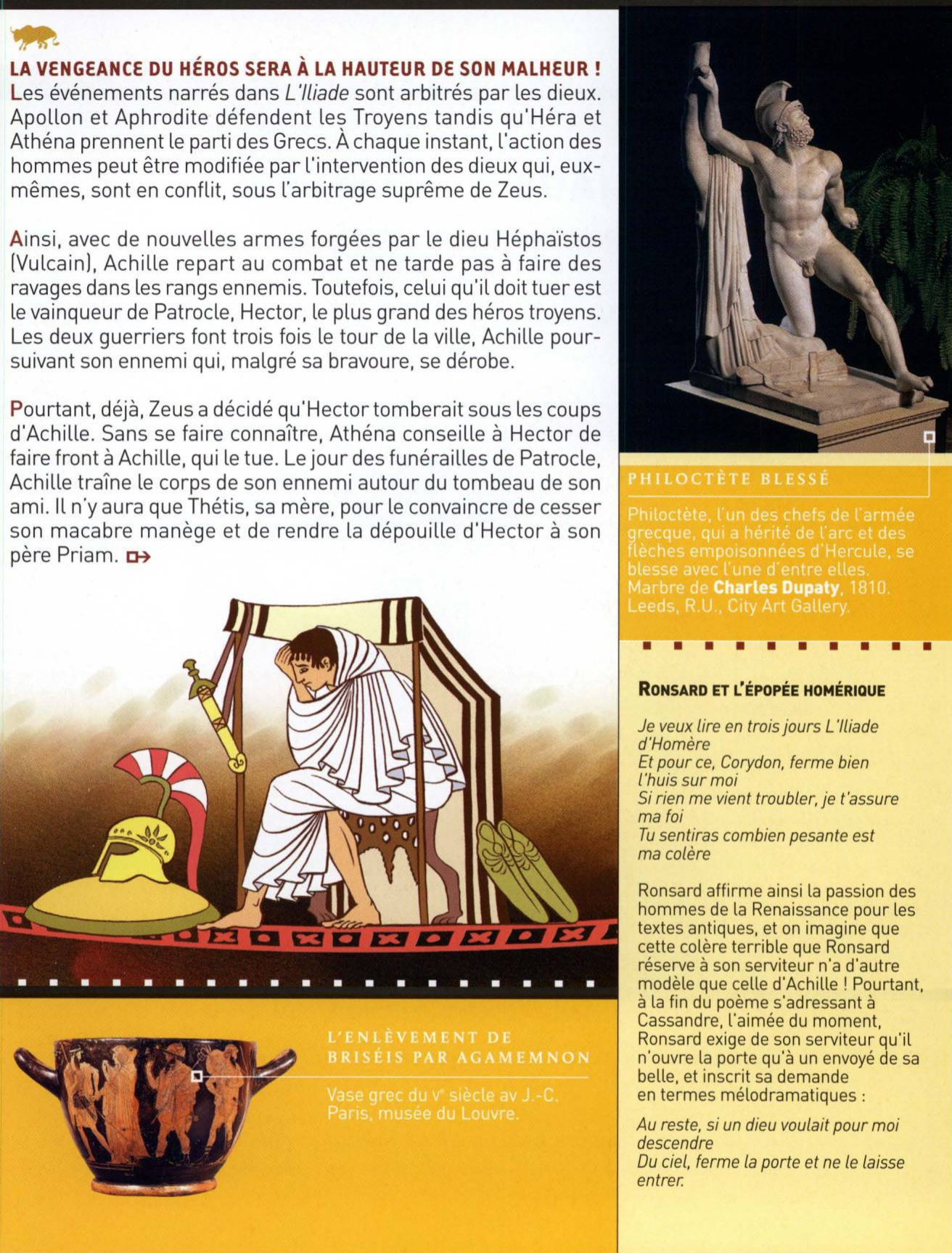 Prévisualisation du document L'ILIADE : Les chants tragiques des héros grecs et troyens