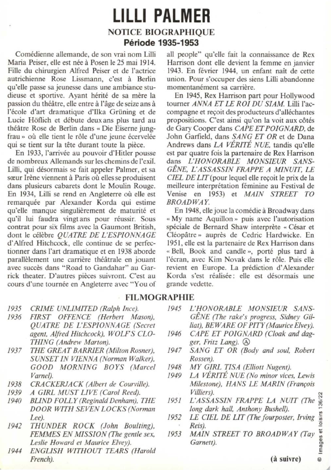 Prévisualisation du document LILLI PALMER