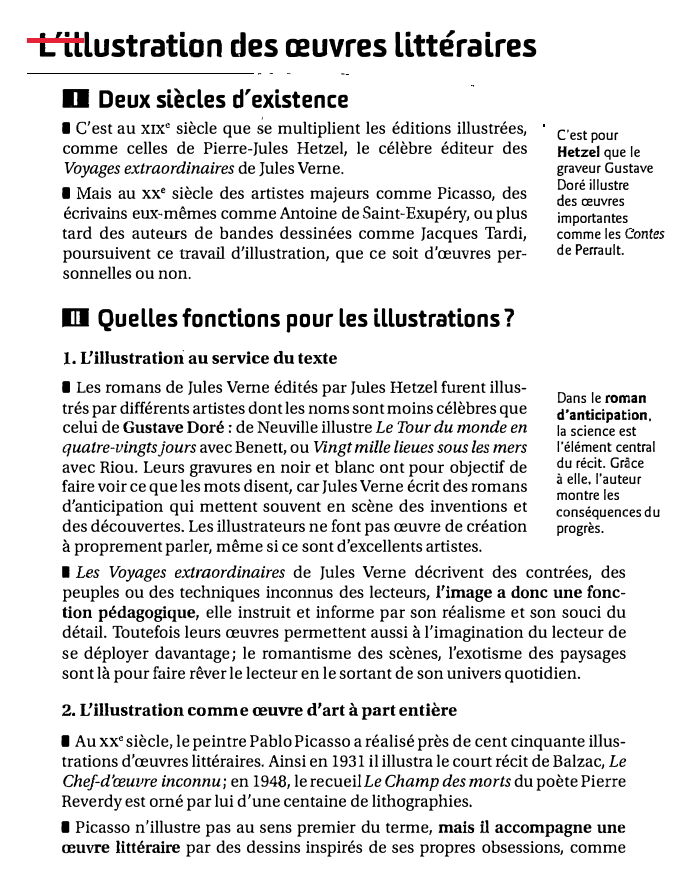 Prévisualisation du document L'ilustration des oeuvres Littéraires