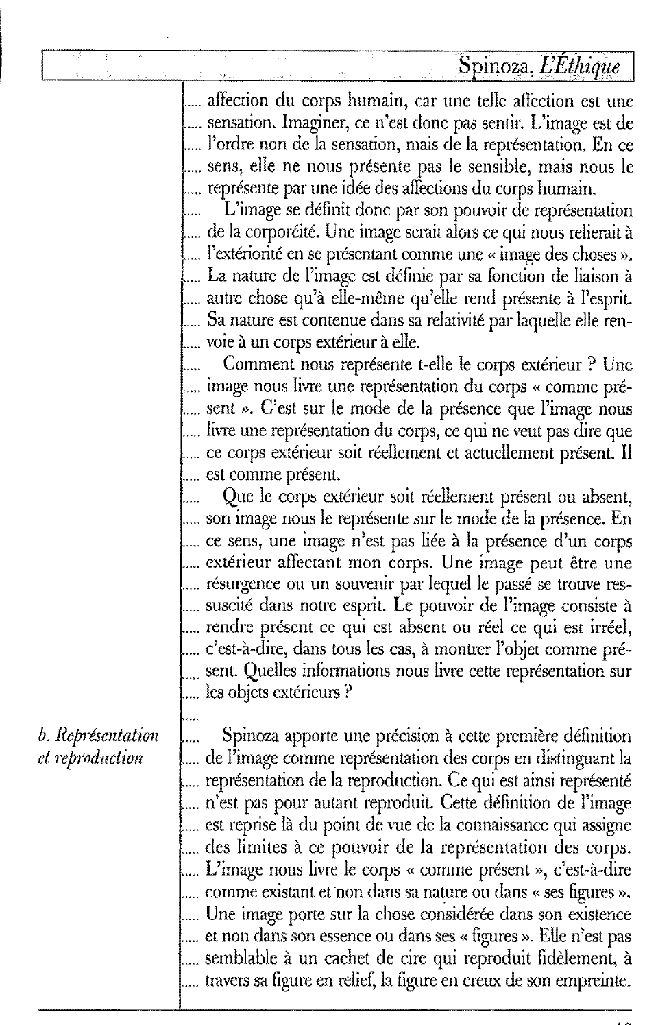 Prévisualisation du document L’imagination et l’image Baruch Spinoza, EÉthique, II, XVII, scolie.