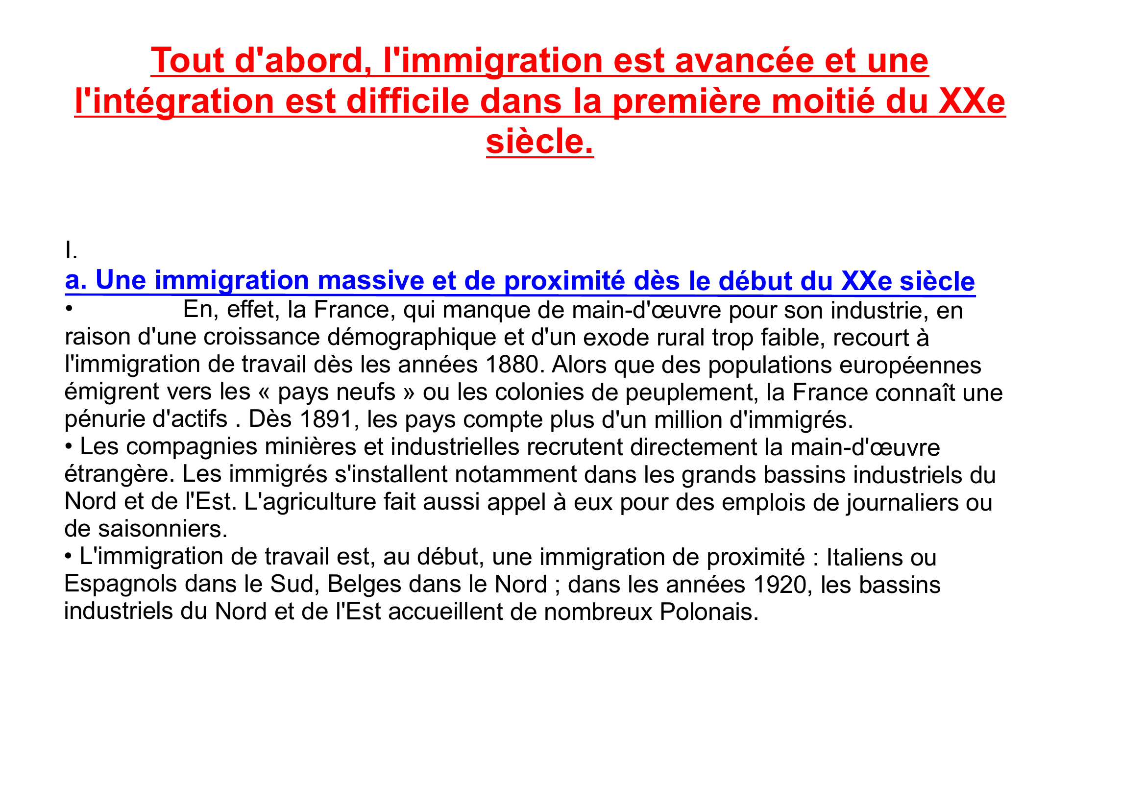 Prévisualisation du document L’immigration et la société française au XXe siècle