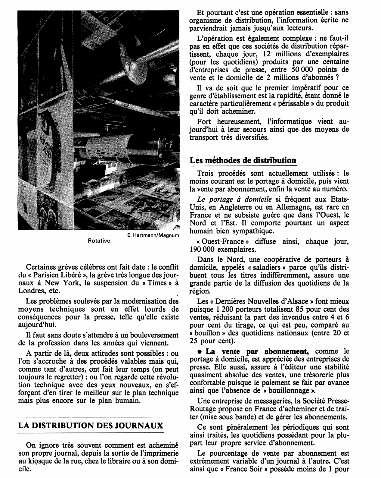 Prévisualisation du document L'IMPRIMERIE DE PRESSE DANS LES ANNÉES 1970 (ECONOMIE)