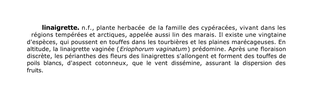 Prévisualisation du document linaigrette.