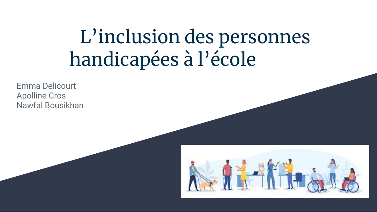 Prévisualisation du document L’inclusion des personnes handicapées à l’école