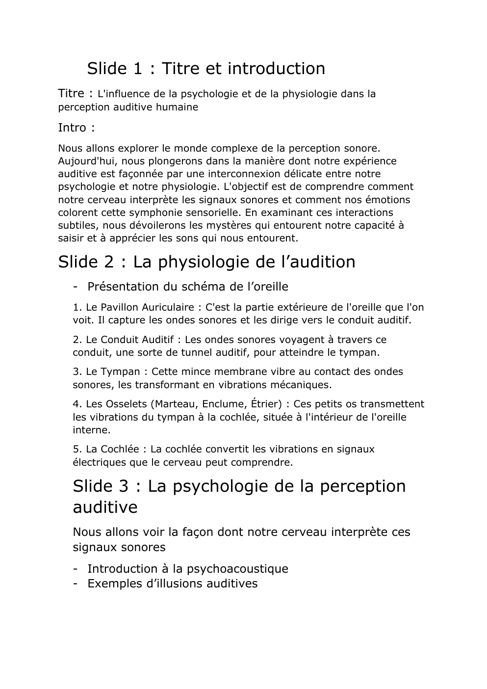 Prévisualisation du document L'influence de la psychologie et de la physiologie dans la perception auditive humaine