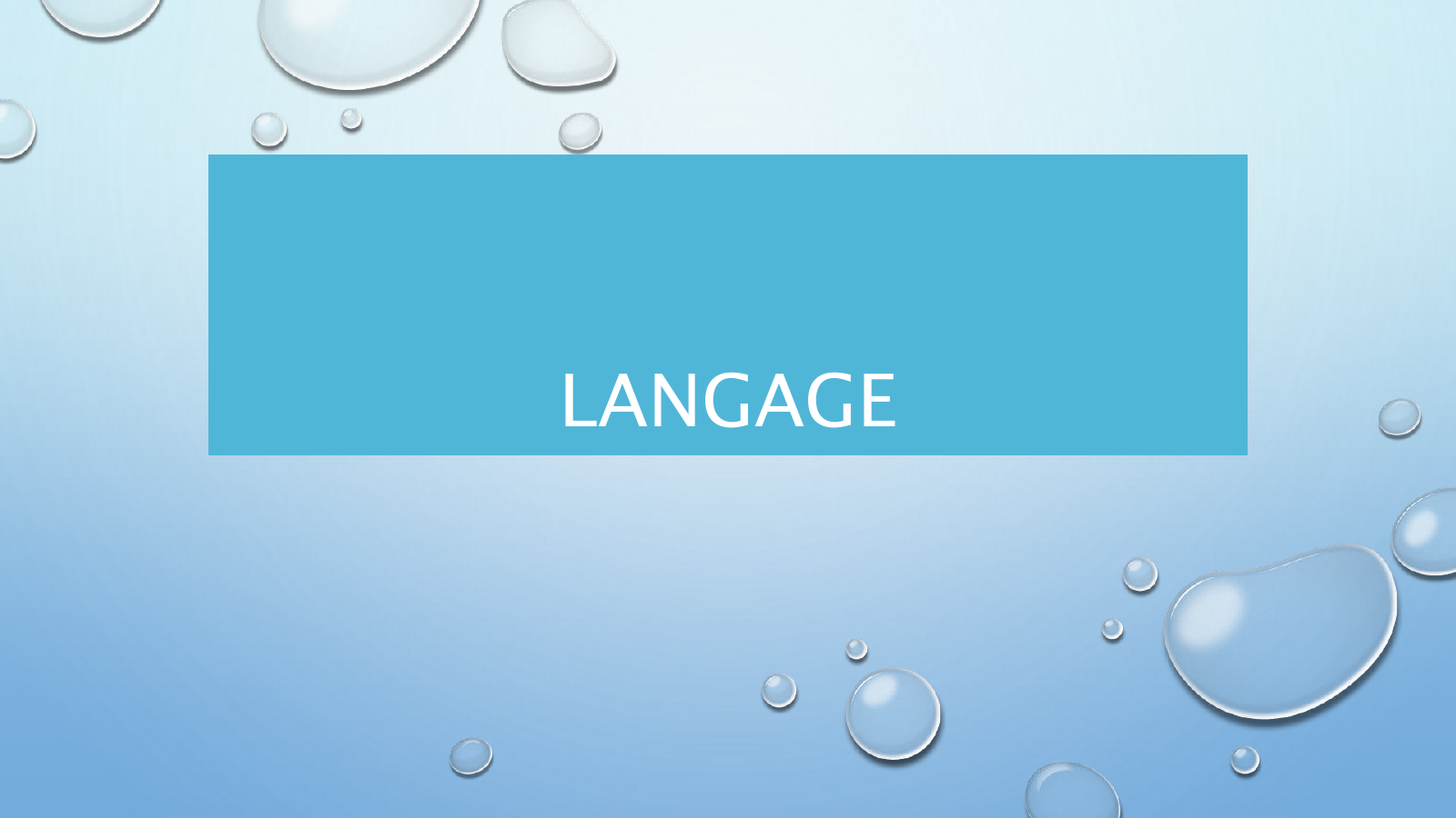 Prévisualisation du document Linguistique: LE LANGAGE