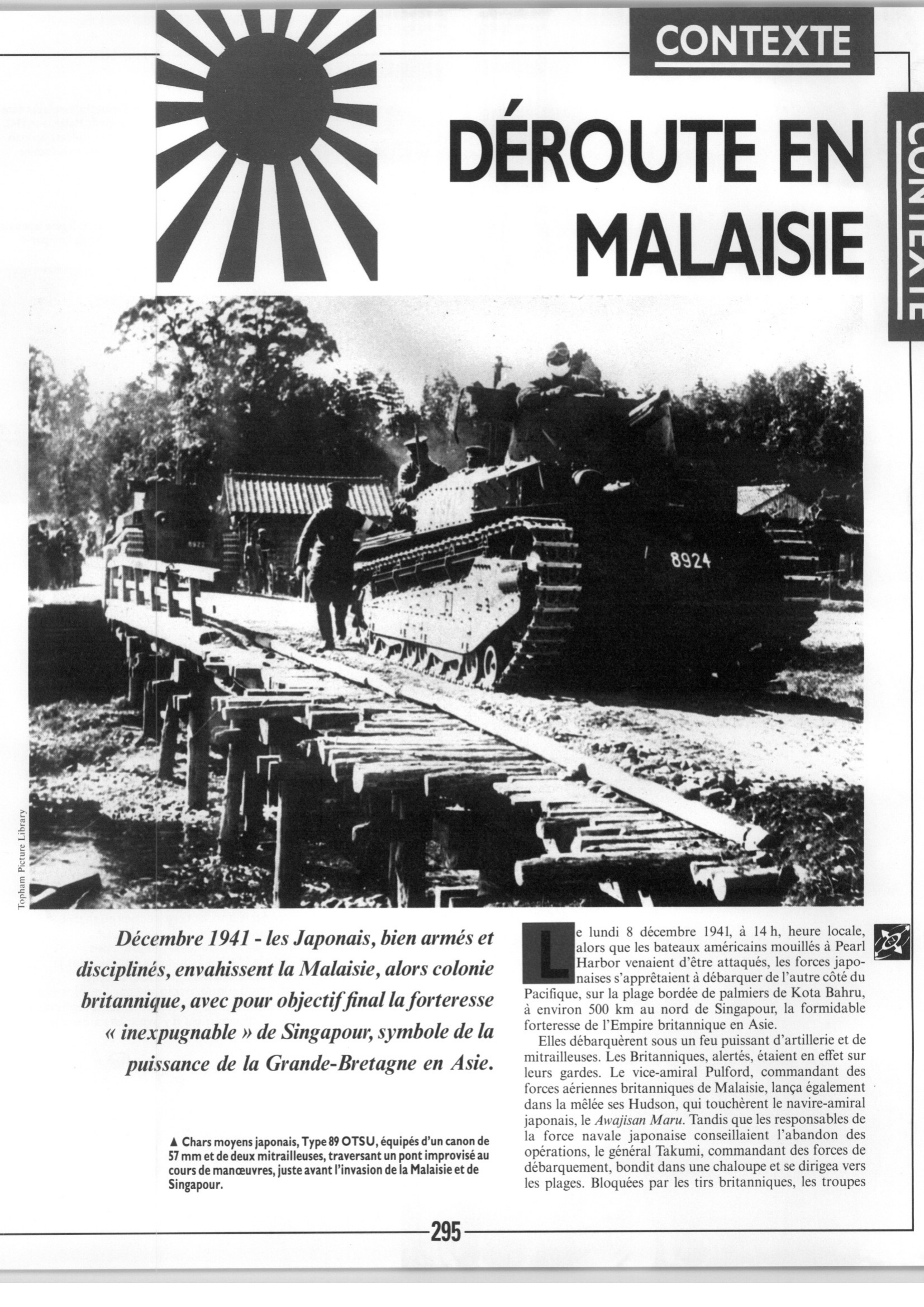 Prévisualisation du document L'invasion de la Malaisie - Seconde guerre mondiale (Histoire)