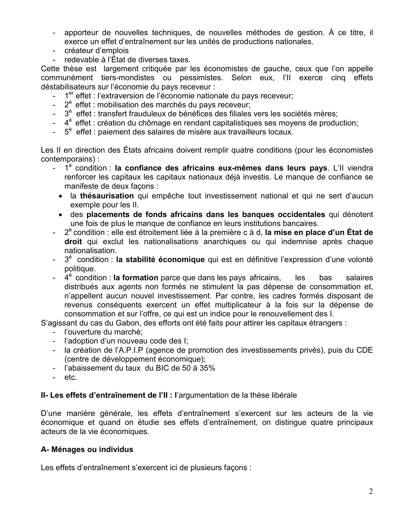 Prévisualisation du document L'INVESTISSEMENT INTERNATIONAL