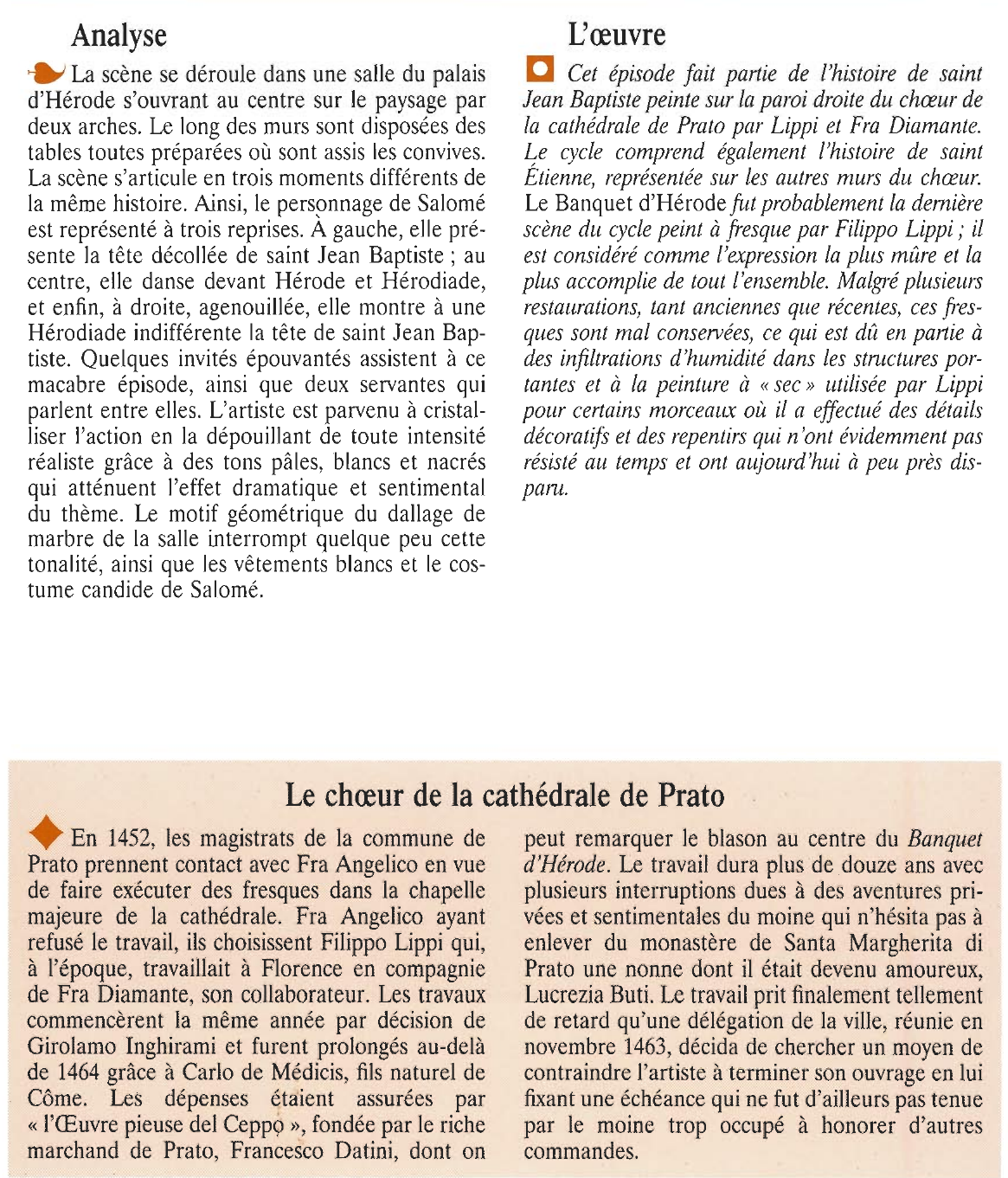 Prévisualisation du document LIPPI Fra Filippo : LE BANQUET D'HÉRODE