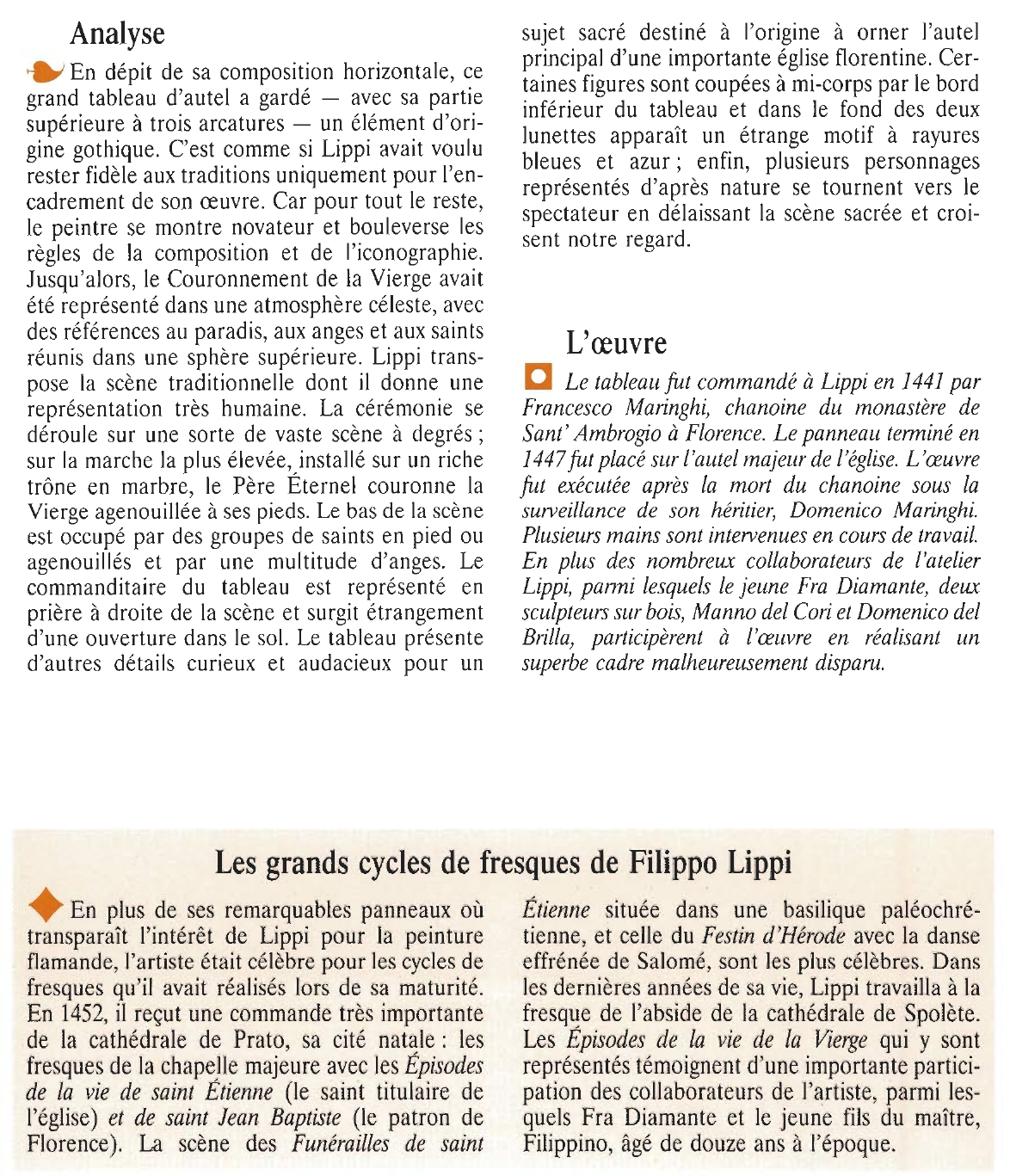 Prévisualisation du document LIPPI Fra Filippo : LE COURONNEMENT DE LA VIERGE