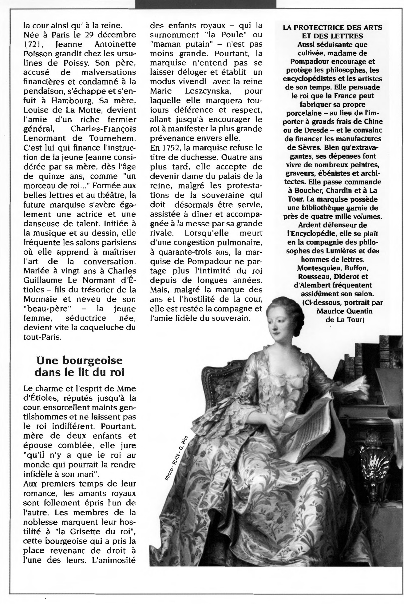 Prévisualisation du document L'irrésistible ascension d'une roturière: Jeanne Antoinette Poisson, marquise de Pompadour