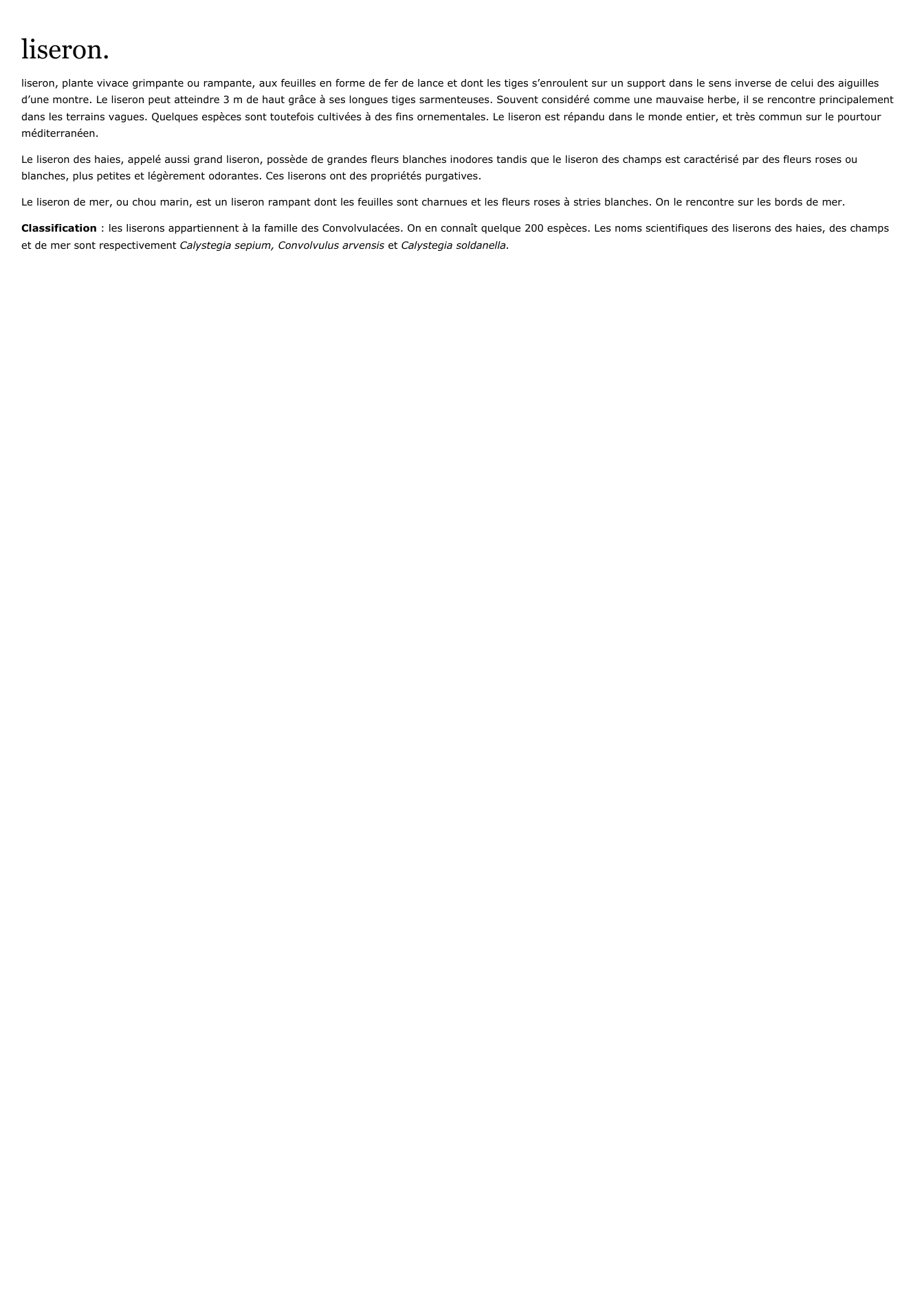 Prévisualisation du document liseron.