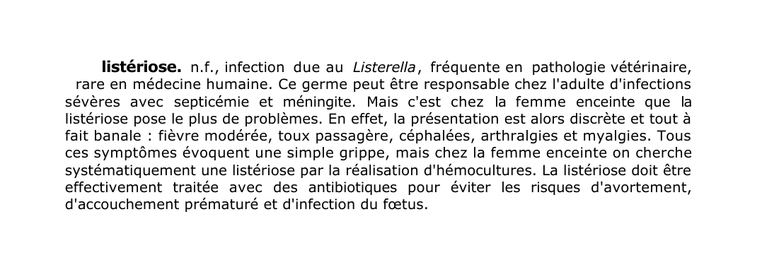 Prévisualisation du document listériose.