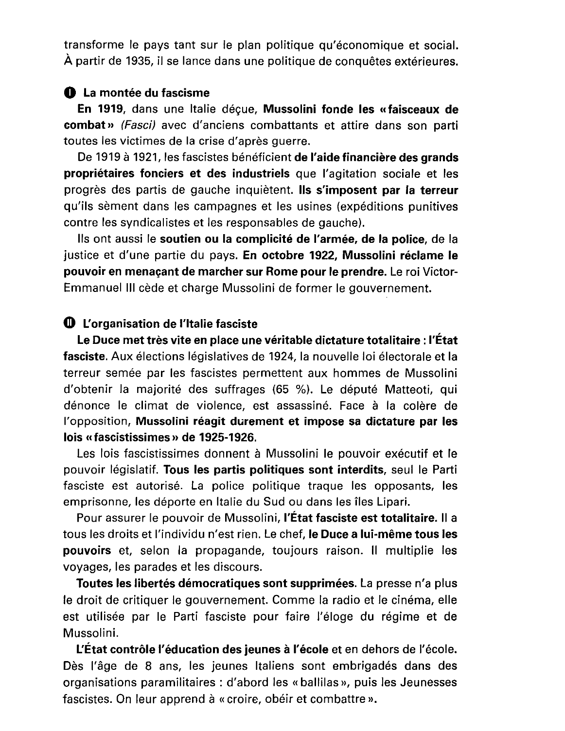 Prévisualisation du document L'Italie de l'entre-deux-guerres.