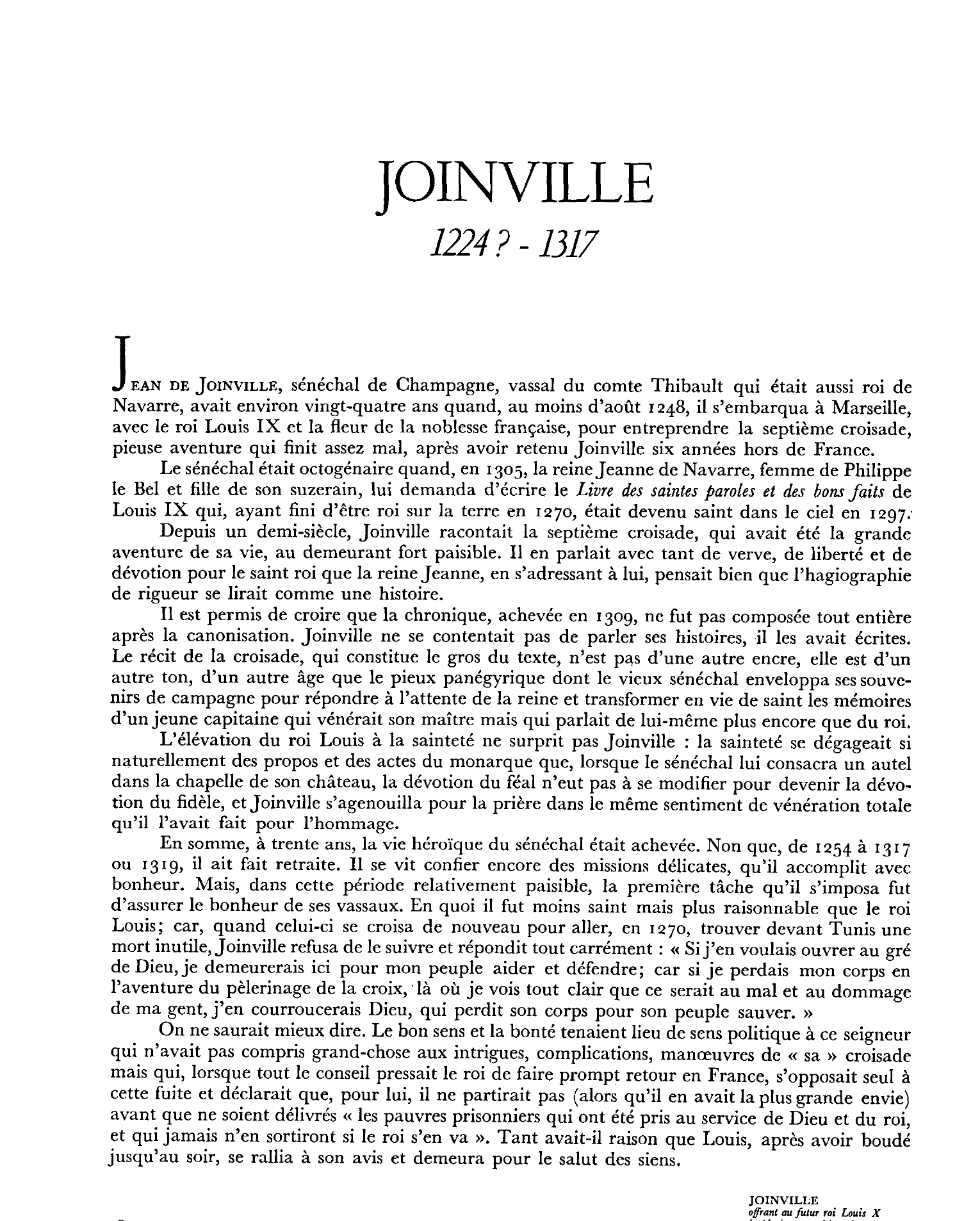Prévisualisation du document LITTERATURE: Joinville