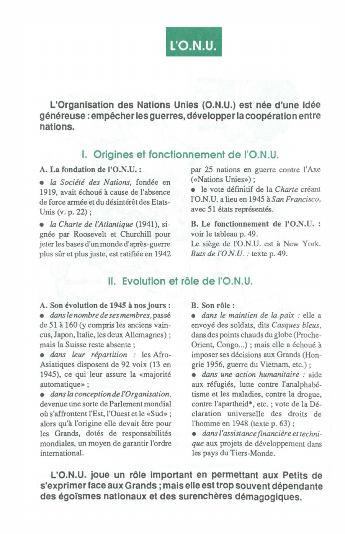 Prévisualisation du document L'O.N.U.