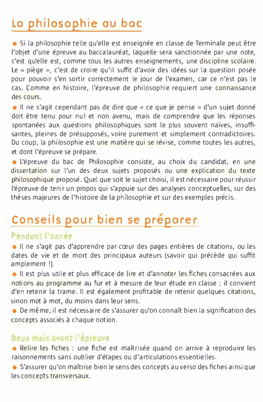 Prévisualisation du document Lo philosophie ou bac
• Si la philosophie telle qu'elle est enseignée en classe de Terminale peut être
l'objet d'une...