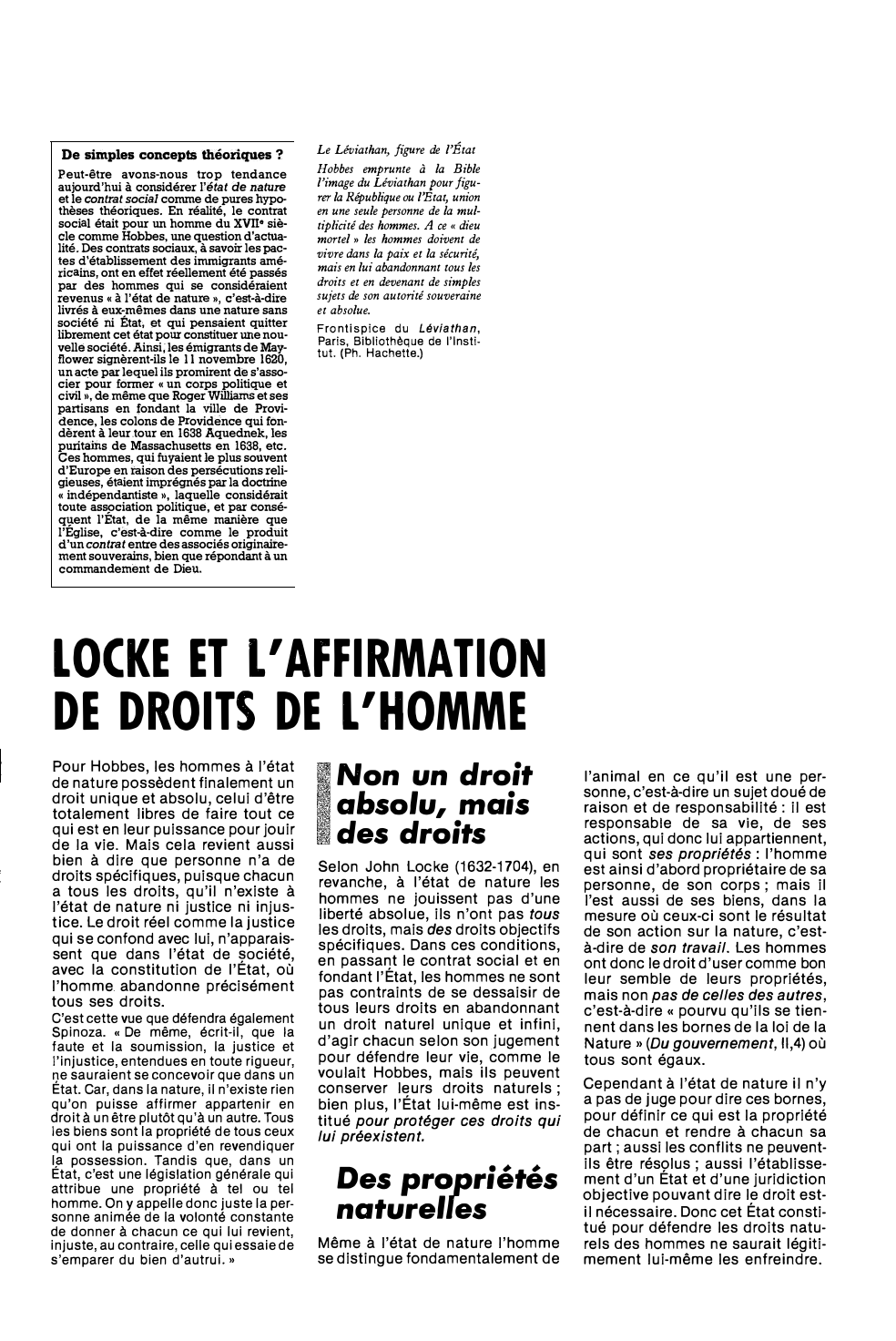 Prévisualisation du document LOCKE ET L'AFFIRMATION DE DROITS DE L'HOMME