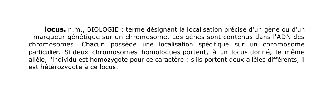 Prévisualisation du document locus.