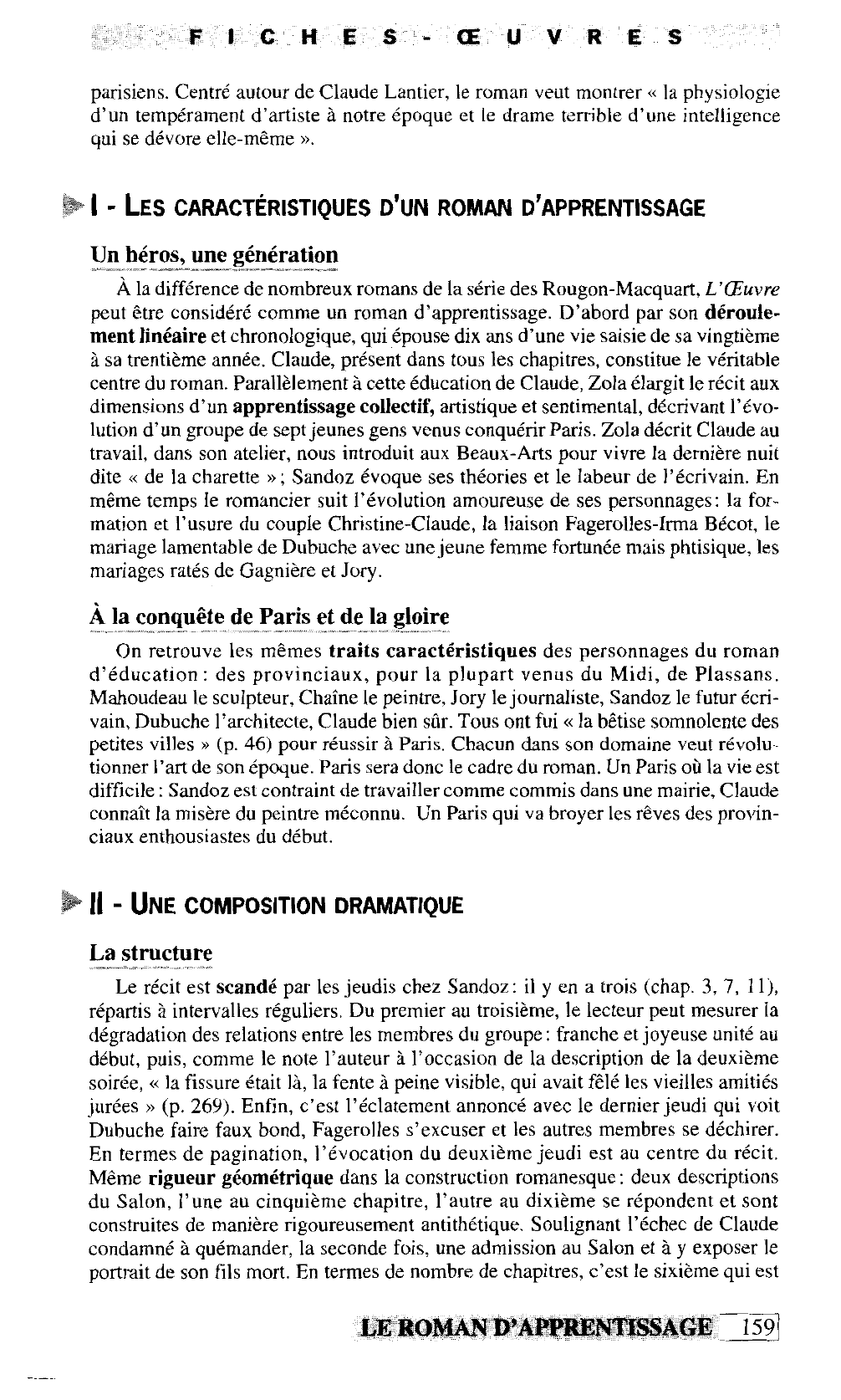 Prévisualisation du document L'OEuvre (1886)	Émile Zola Résumé et analyse
