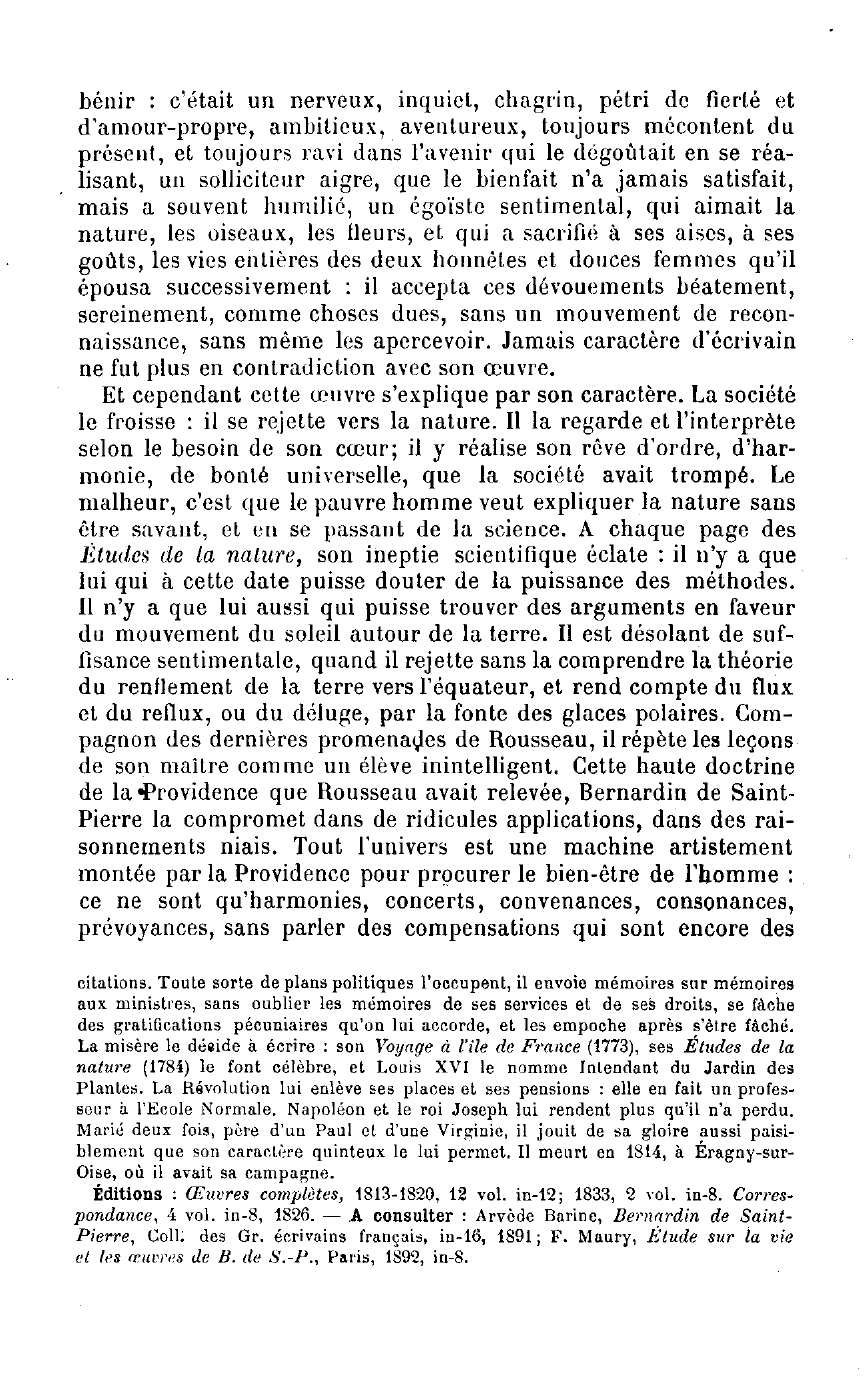 Prévisualisation du document L'OEUVRE DE BERNARDIN DE SAINT-PIERRE