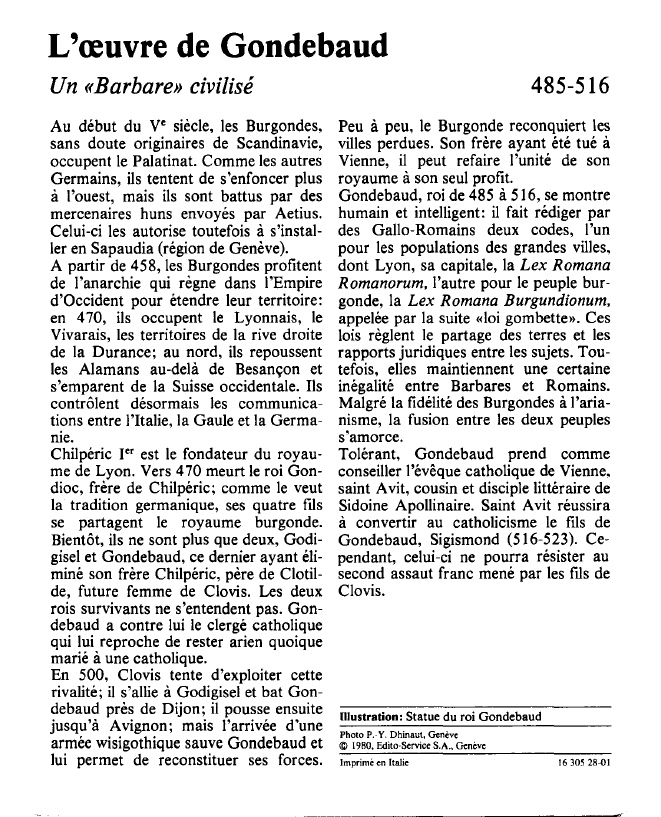 Prévisualisation du document L'oeuvre de GondebaudUn «Barbare» civilisé.